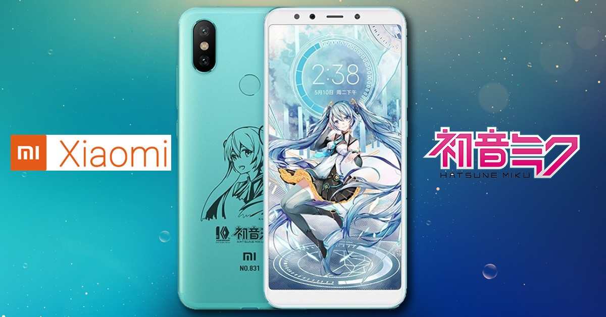 xiaomi mi6x hatsune miku