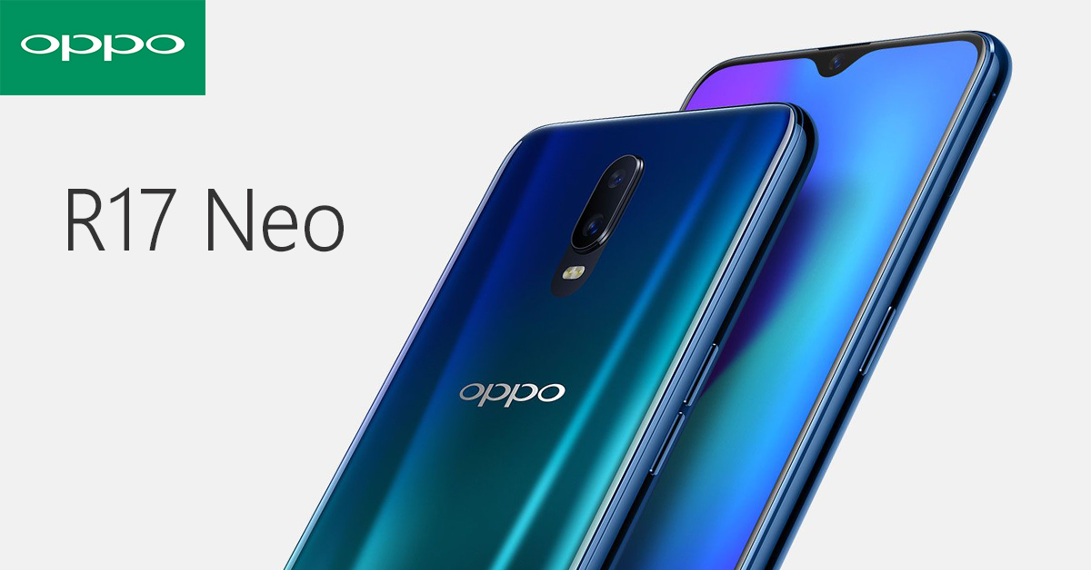 หลุดสเปก OPPO R17 Neo กับจอไร้ขอบทรงหยดน้ำ 6.41 นิ้ว ผสานสแกนนิ้ว