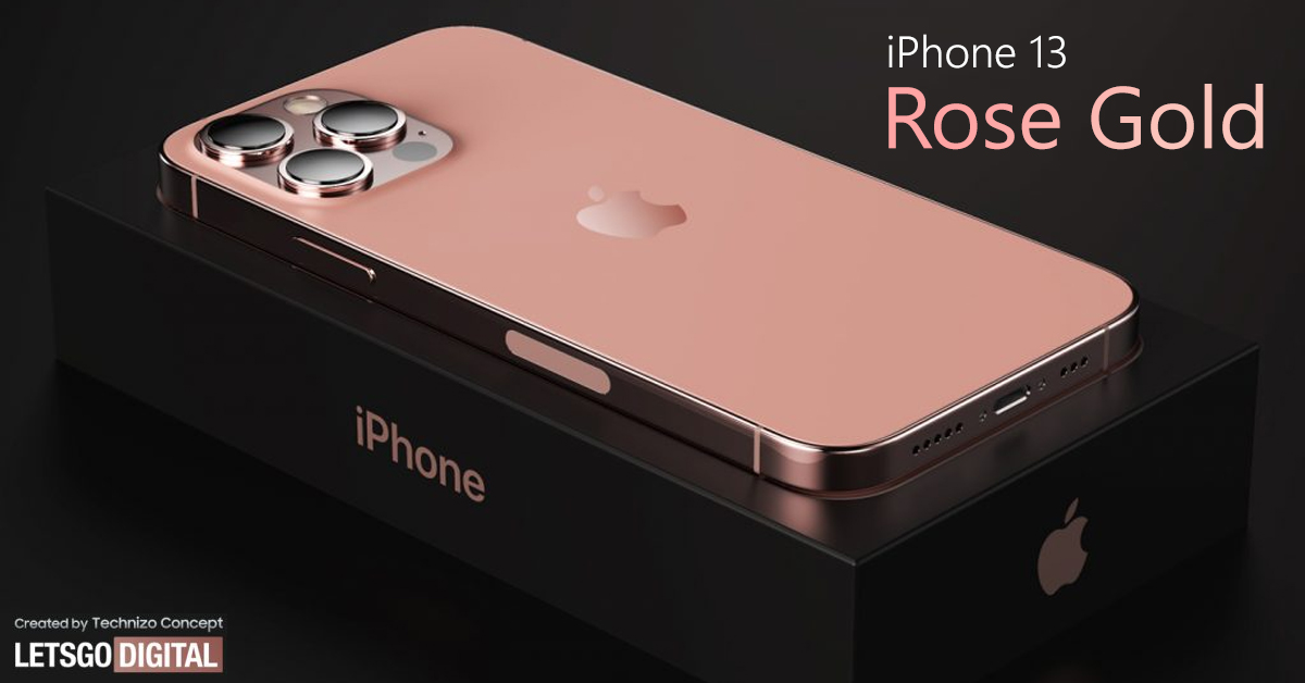 iPhone 13 เผยภาพเครองตนแบบพรอมสใหม Rose Gold จอเปดตว ก ย น